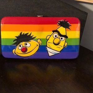Bert and Ernie Paten leather wallet
